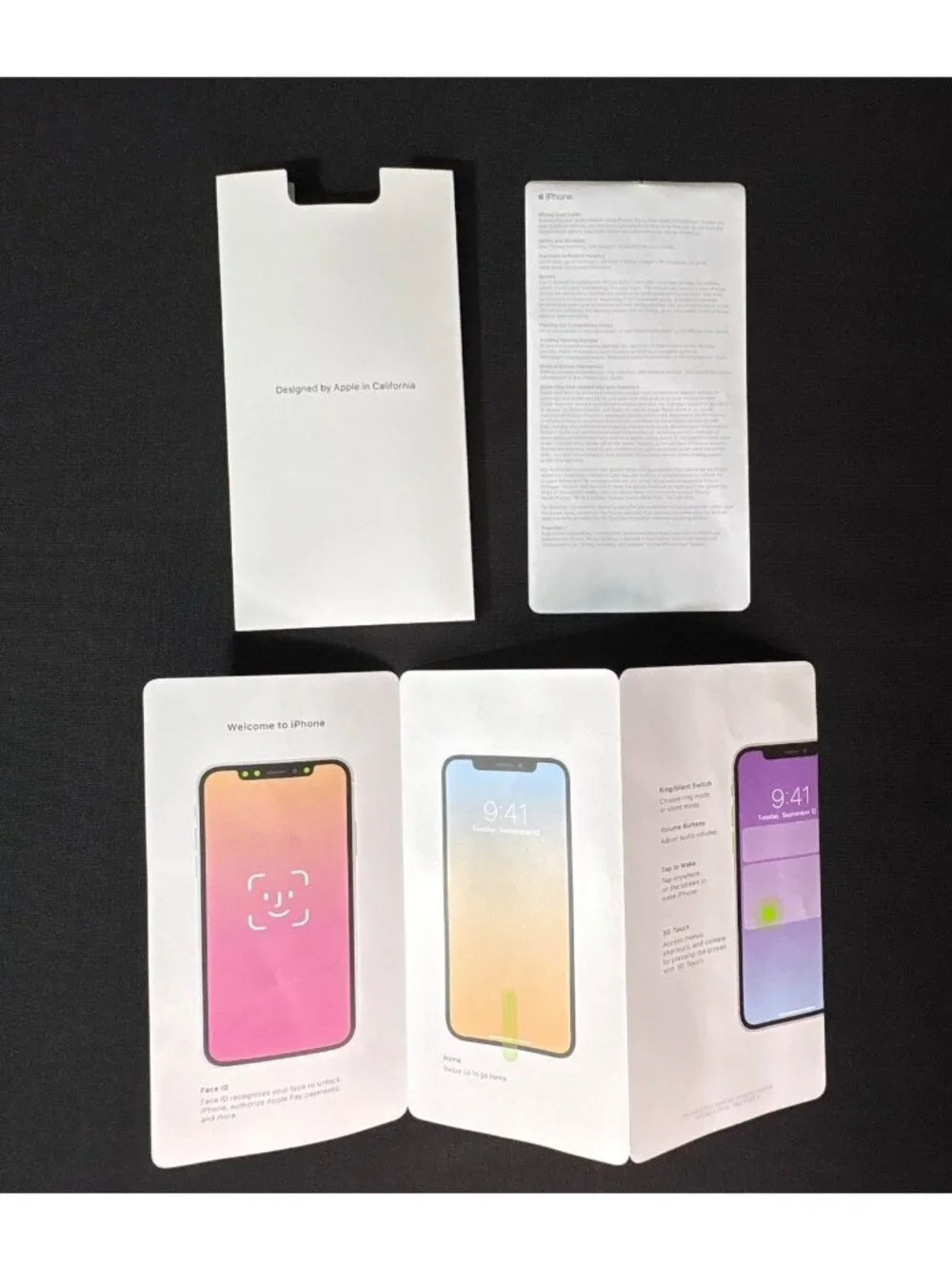 Original Apple iPhone X 64GB Silver Empty Box Only - Phone Not Included